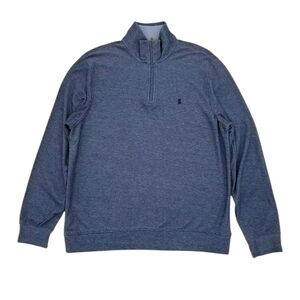 Izod Saltwater Relaxed Classics Quarter Zip  Slim Fit Pullover Sweatshirt XL